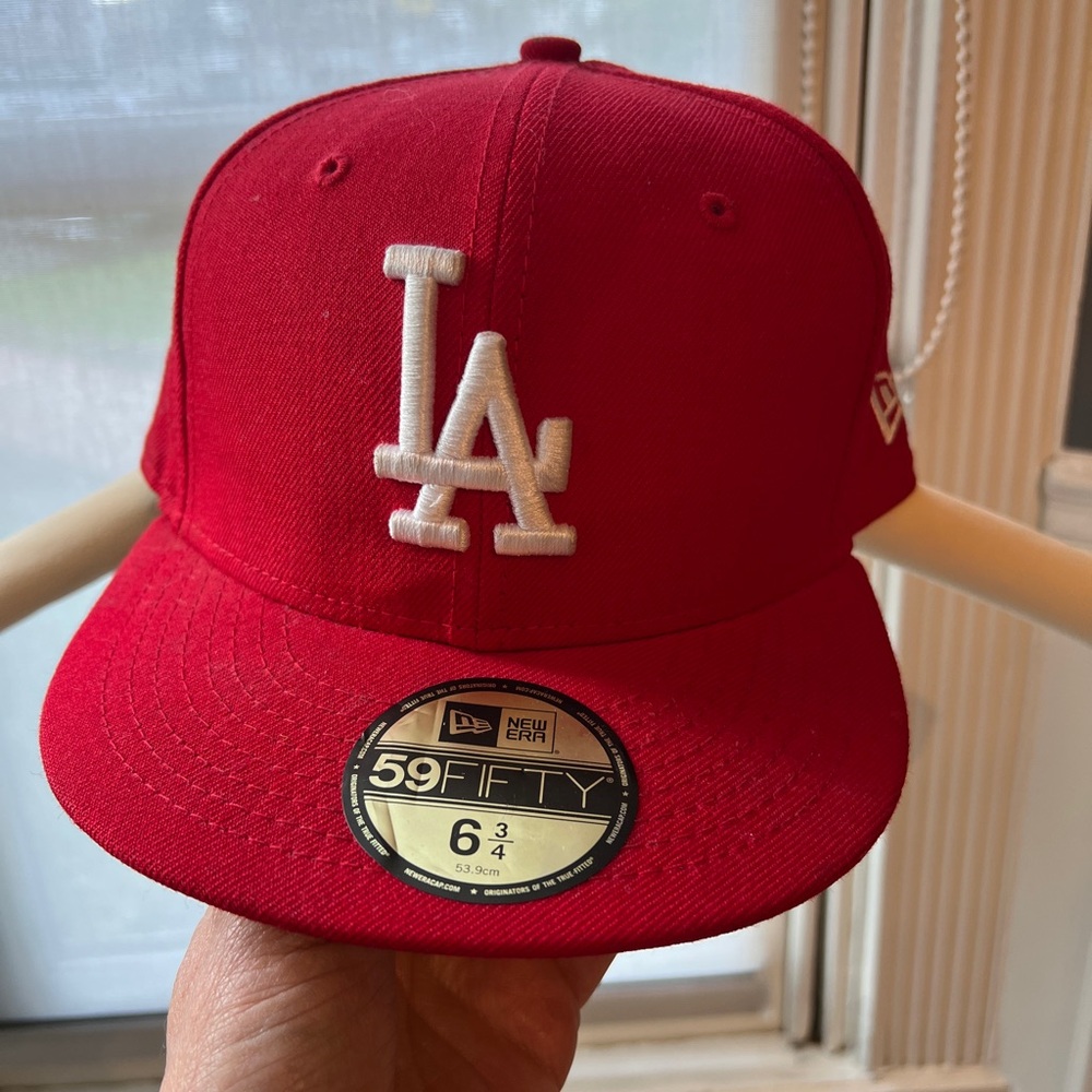 New Era LA Dodgers Red LA Cap